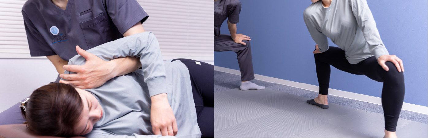 背骨ケアの施術・カウンセリング中の様子