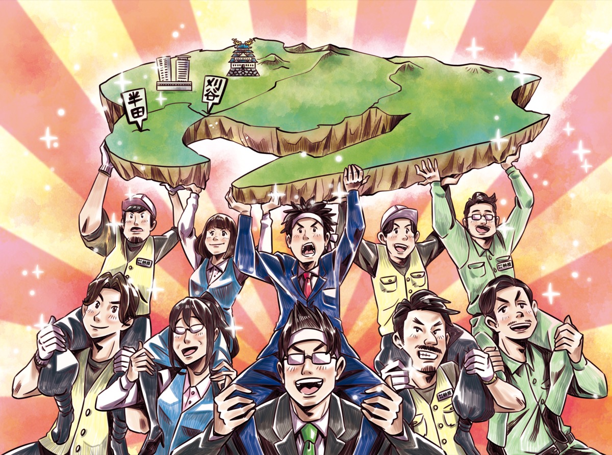 経営理念・社是イラスト ( 塗料・塗装 / 株式会社 榊原 様 )