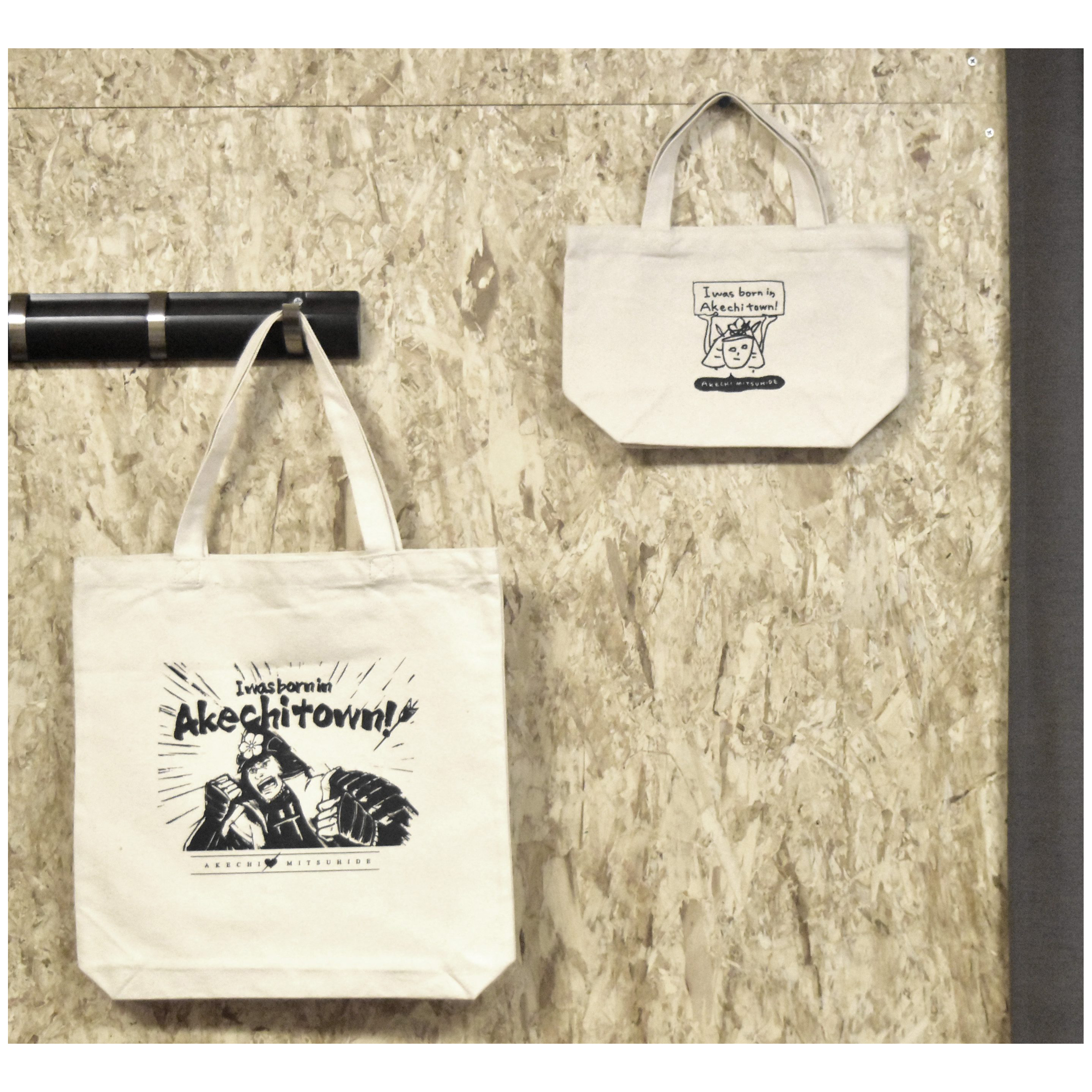 光秀トートバックイラスト ( お土産 / 大正村浪漫亭 様 )