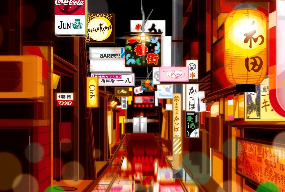 ポストカード イラストデザイン制作 (飲食店 / 観光)