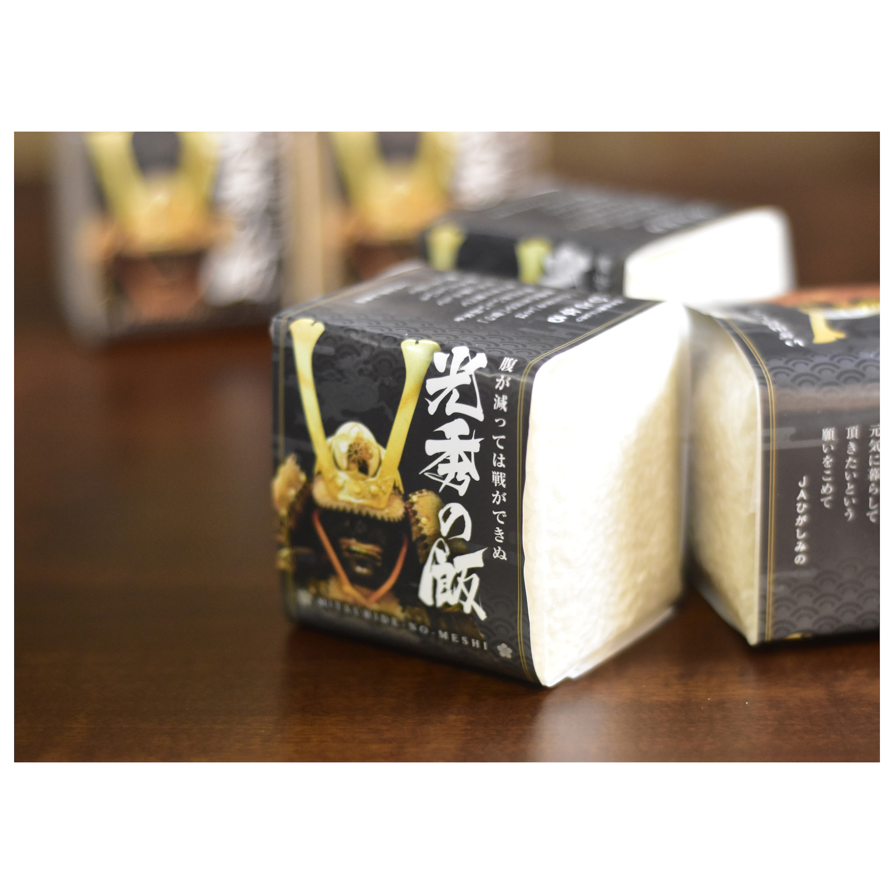 「光秀の飯」パッケージ ( お米 / 大正村浪漫亭 様 ) ?>