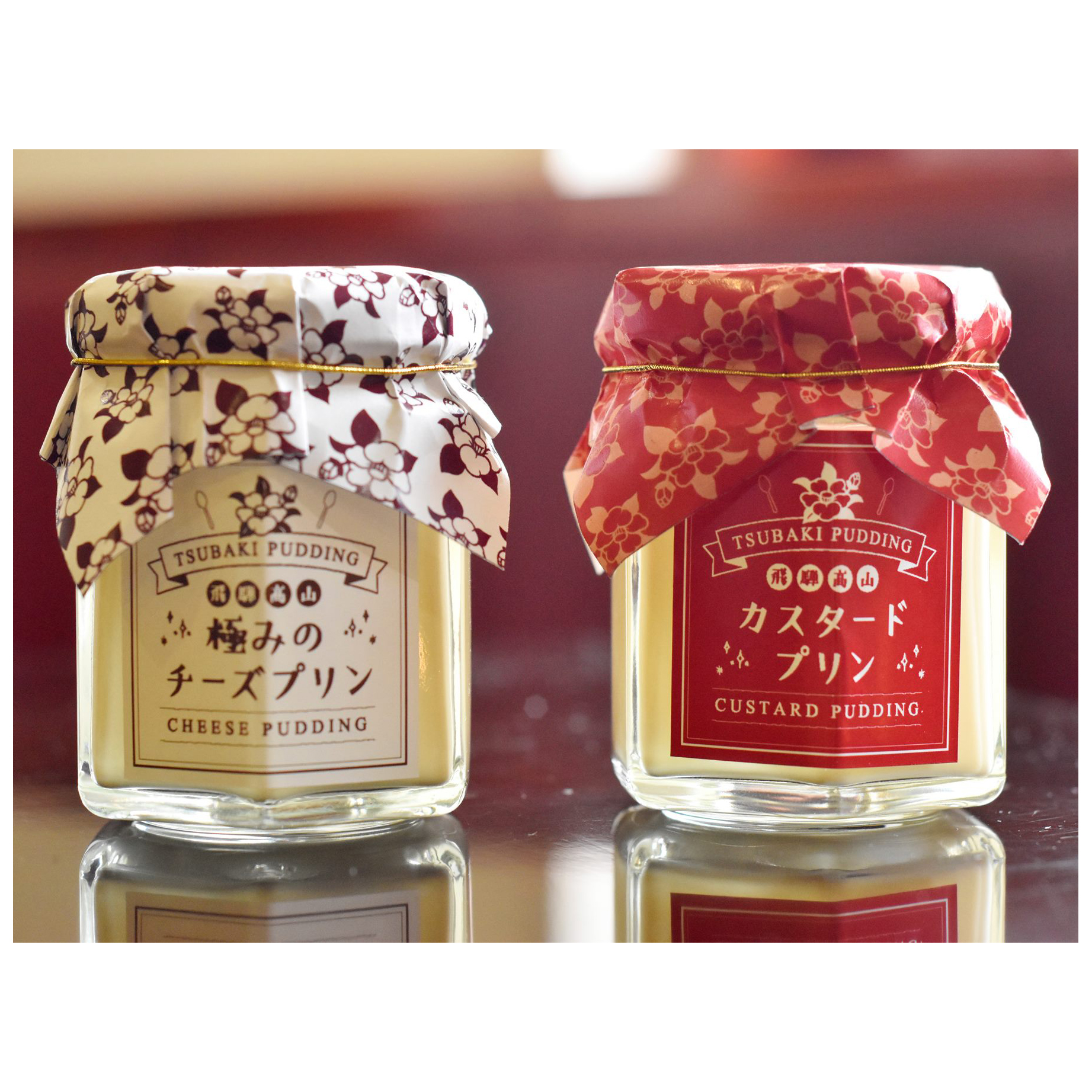 「ツバキプリン」パッケージ ( プリン / 椿カフェ 様 )