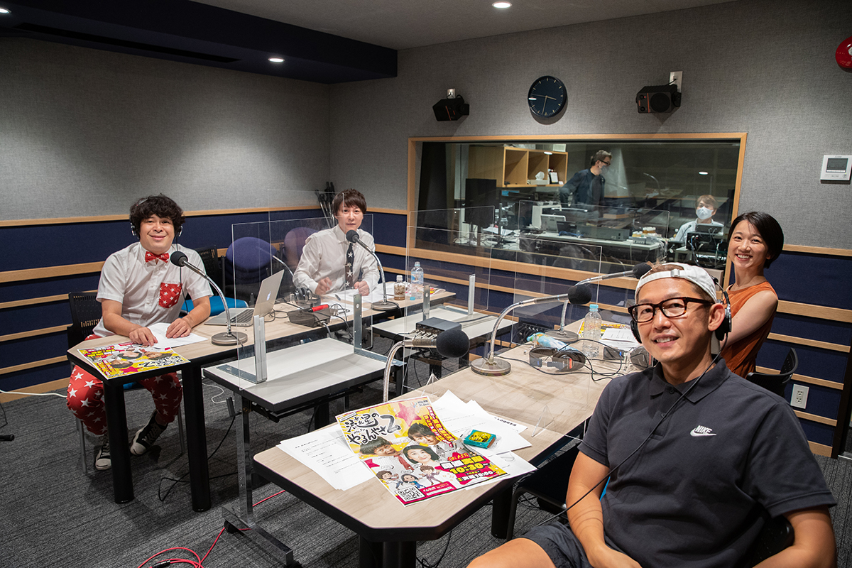 ポスター・シールデザイン （ 流れ星 / お笑いコンビ / Hits-FM 様 ）