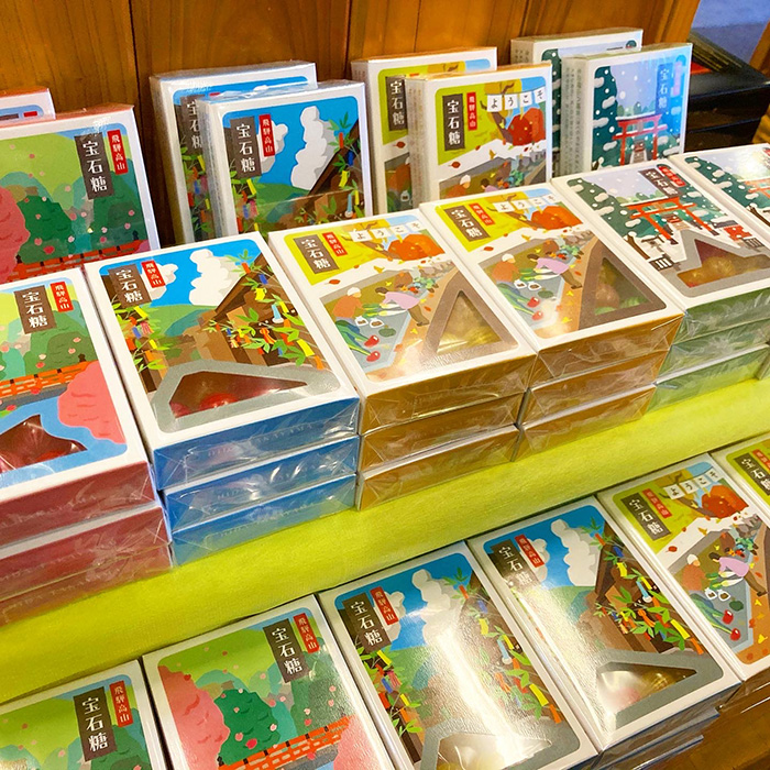 パッケージデザイン（ 宝石糖 / 土産菓子 / 右衛門横町 様 ）