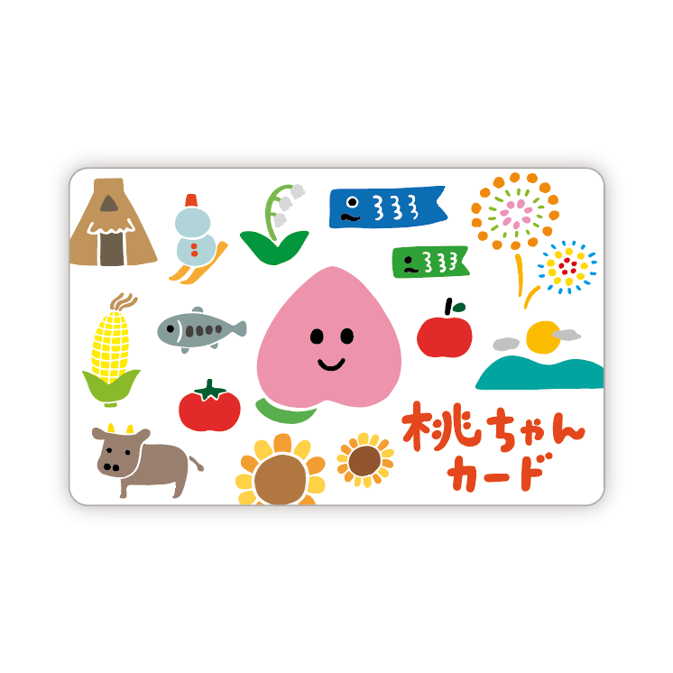 イラストレーション（ ポイントカード / 桃ちゃんカード ）